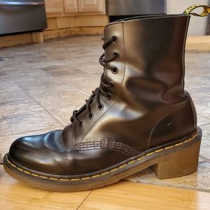 Dr. Martens Real Matte Leather Clemency Boots (BL)